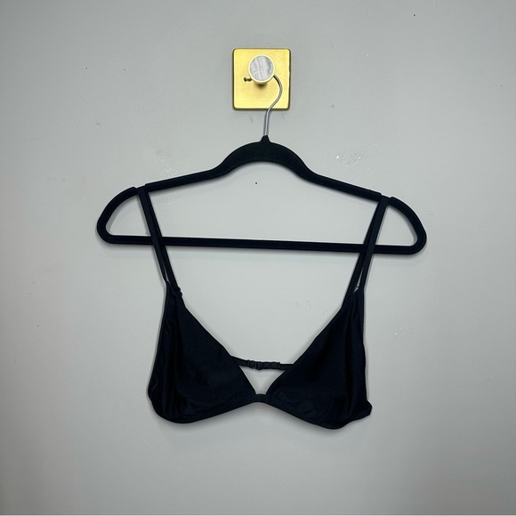 Good American Always Fits Perfect Fit Bikini Top in Black - Picture 2 of 4